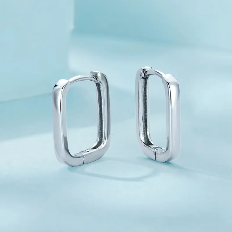 (image for) PANDORA Style Square Earrings - SCE1735 - View 3