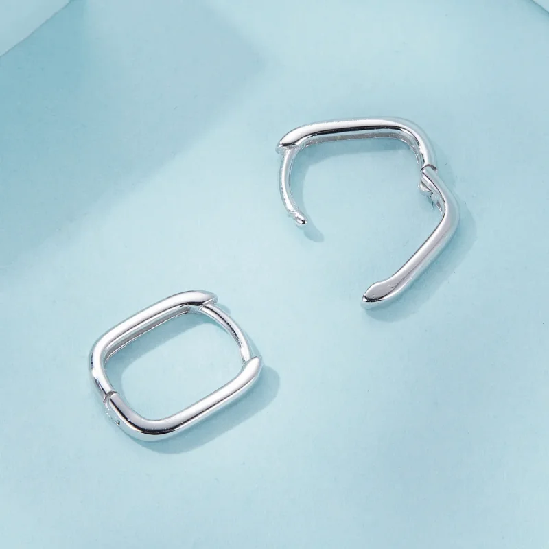 (image for) PANDORA Style Square Earrings - SCE1735 - View 4