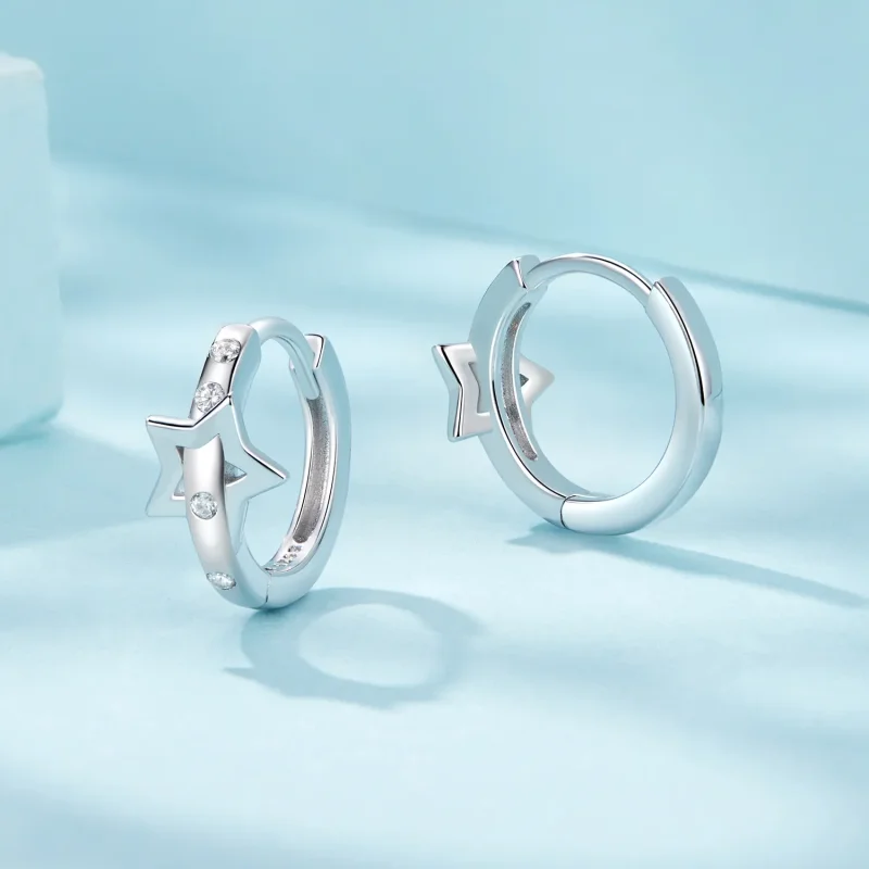 (image for) PANDORA Style Star Belt Ear Buckle Charms - SCE1726 - View 3