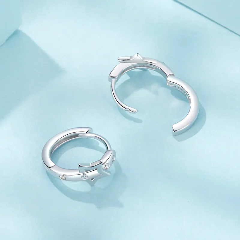 (image for) PANDORA Style Star Belt Ear Buckle Charms - SCE1726 - View 4