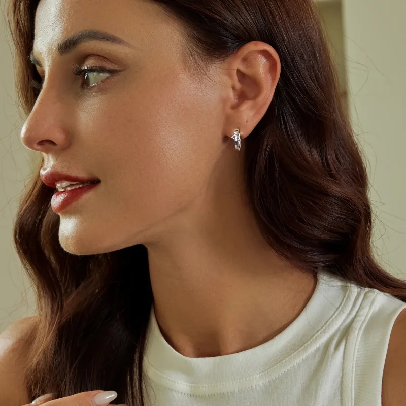 (image for) PANDORA Style Star Belt Ear Buckle Charms - SCE1726 - View 7