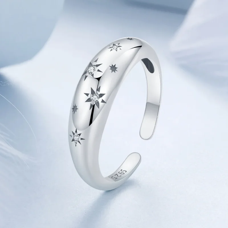 (image for) PANDORA Style Star Open Ring - BSR547-E - View 2