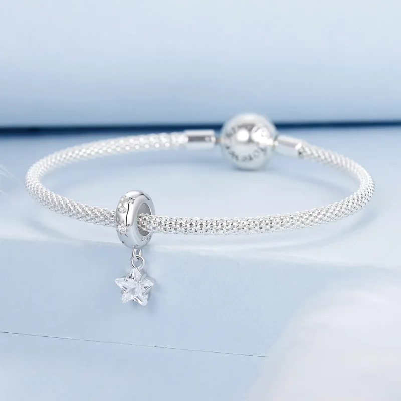 (image for) PANDORA Style Starlight Silicone Spacer Beads - BSC984 - View 3