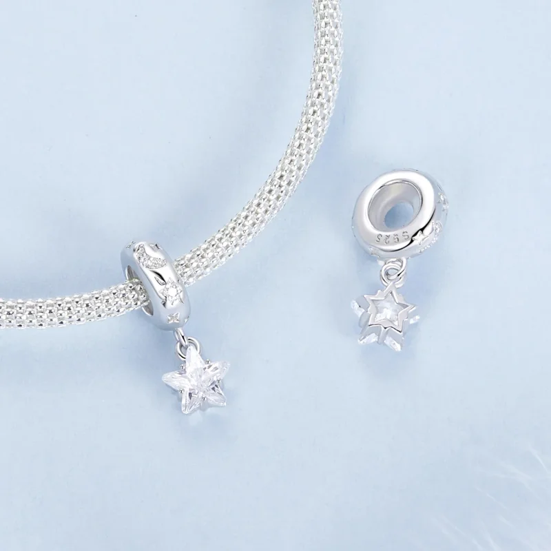 (image for) PANDORA Style Starlight Silicone Spacer Beads - BSC984 - View 4