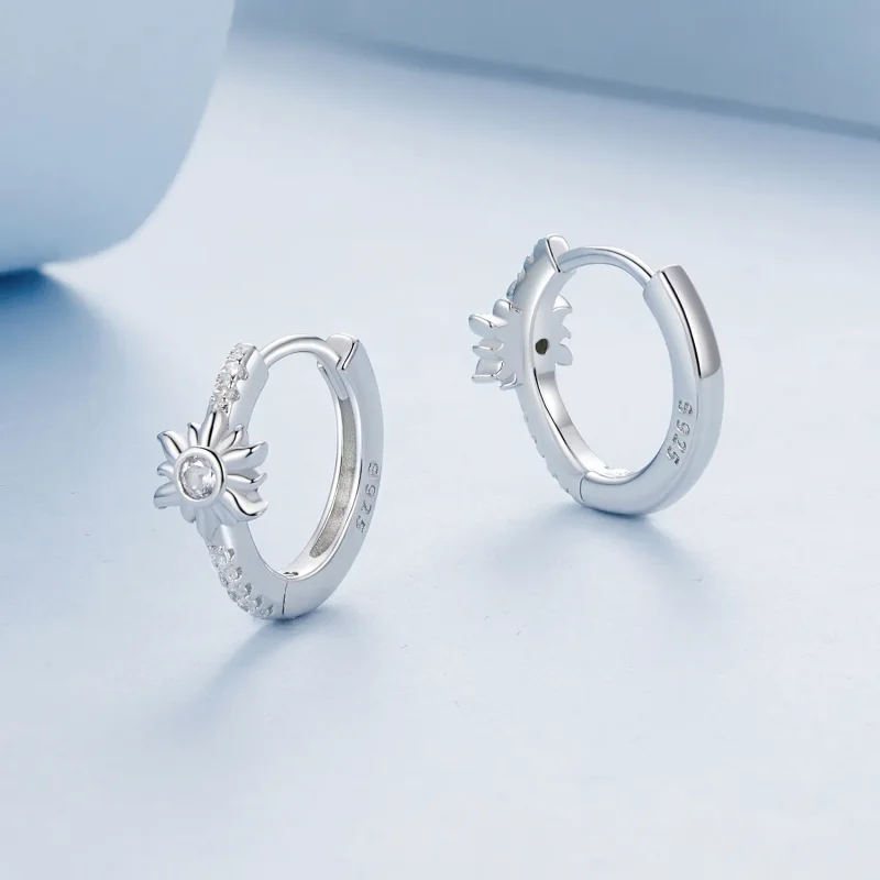 (image for) PANDORA Style Sun Earrings - BSE1001 - View 3