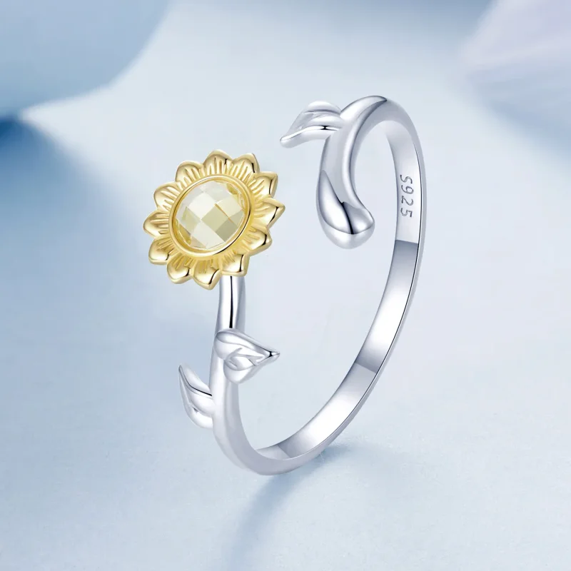 (image for) PANDORA Style Sunflower Ring - BSR549-E - View 2