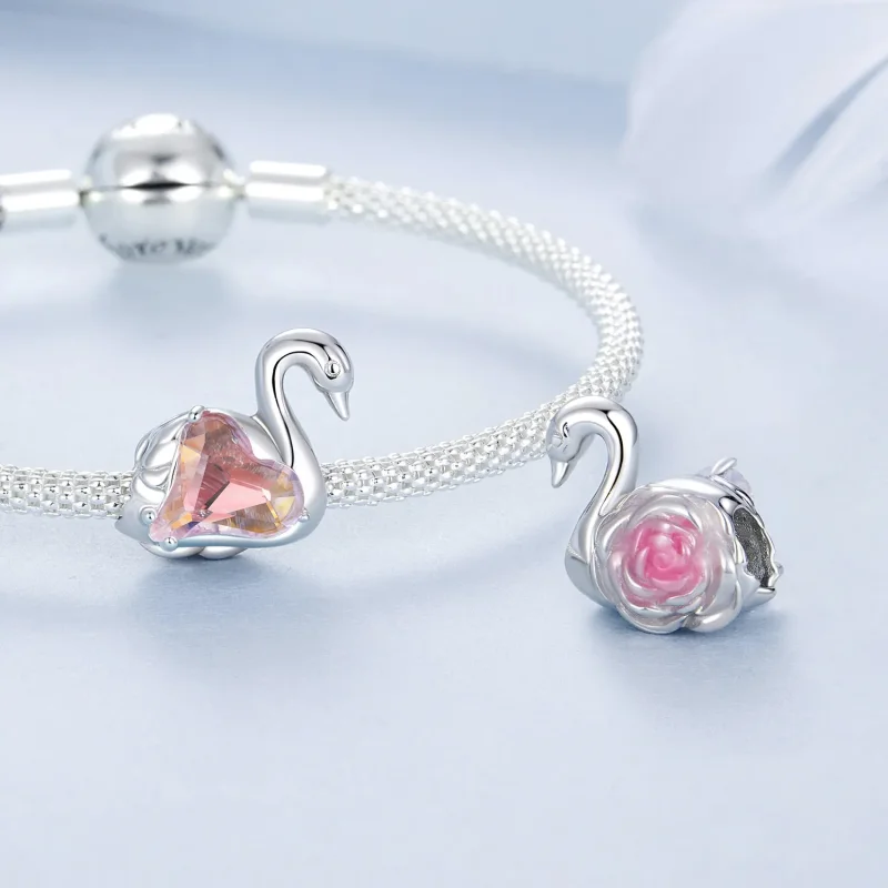 (image for) PANDORA Style Swan Beads - BSC980 - View 4