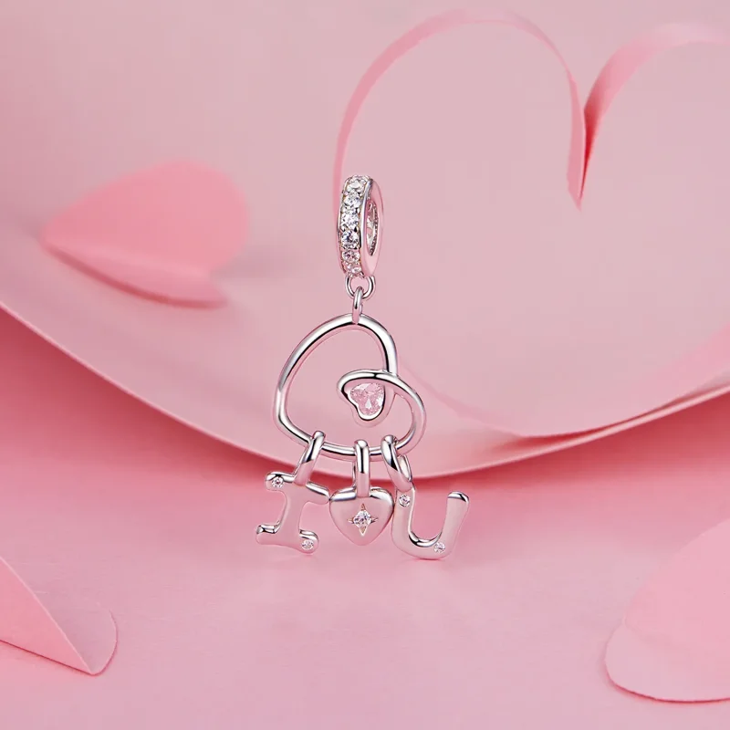 (image for) PANDORA Style Valentine Letter Love Pendant - BSC972 - View 2