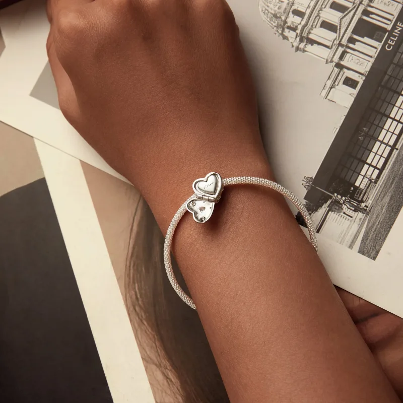 (image for) PANDORA Style Valentine's Day Open And Close Heart Beads - BSC973 - View 8