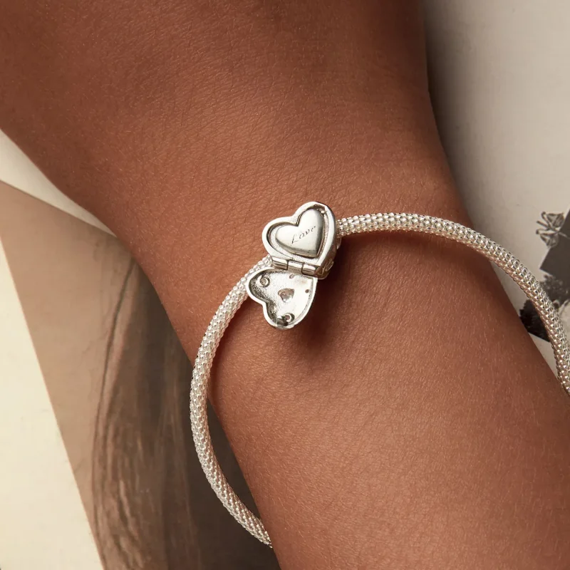 (image for) PANDORA Style Valentine's Day Open And Close Heart Beads - BSC973 - View 10