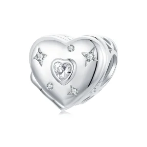 (image for) PANDORA Style Valentine's Day Open And Close Heart Beads - BSC973