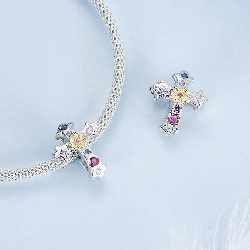 (image for) PANDORA Style Vintage Cross - BSC1005 - View 4