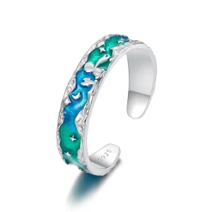 (image for) PANDORA Style Aurora Stars Little Prince and Fox Opening Ring - SCR1021-E