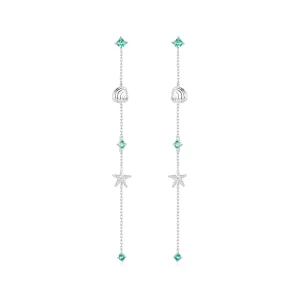 (image for) PANDORA Style Blue Ocean Earrings - BSE1013