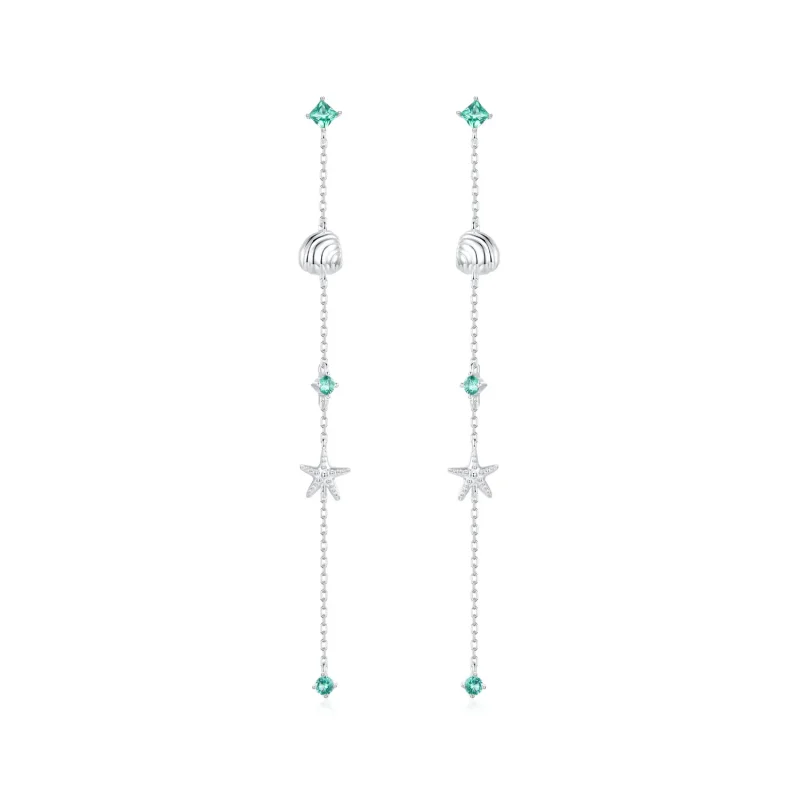 (image for) PANDORA Style Blue Ocean Earrings - BSE1013 - Product Image