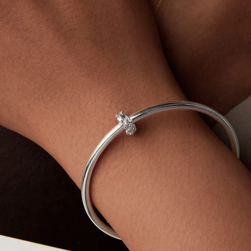 (image for) PANDORA Style Blue Ocean Silicone Spacer charm - BSC1019 - View 7