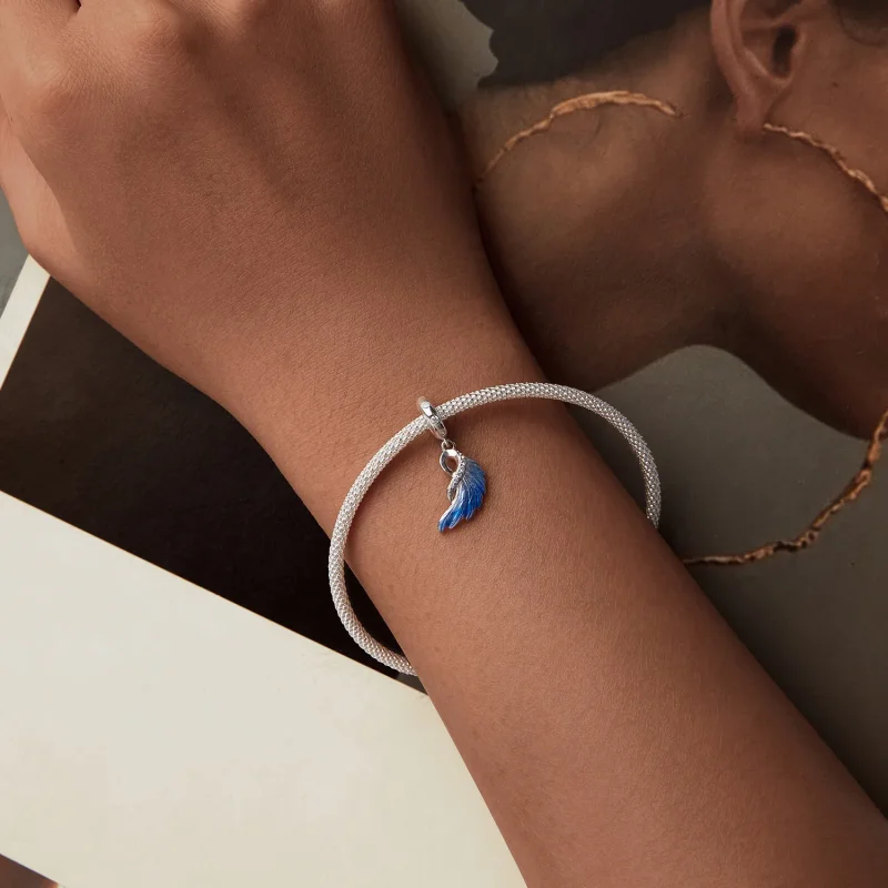 (image for) PANDORA Style Blue Wings Double Pendant - SCC2781 - View 11