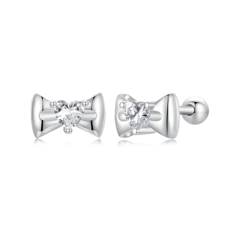 (image for) PANDORA Style Bow Earrings - SCE1748 - Product Image