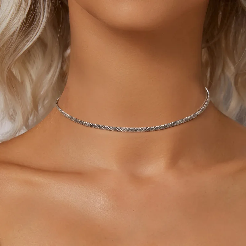 (image for) PANDORA Style Braided Necklace - BSA009 - View 4