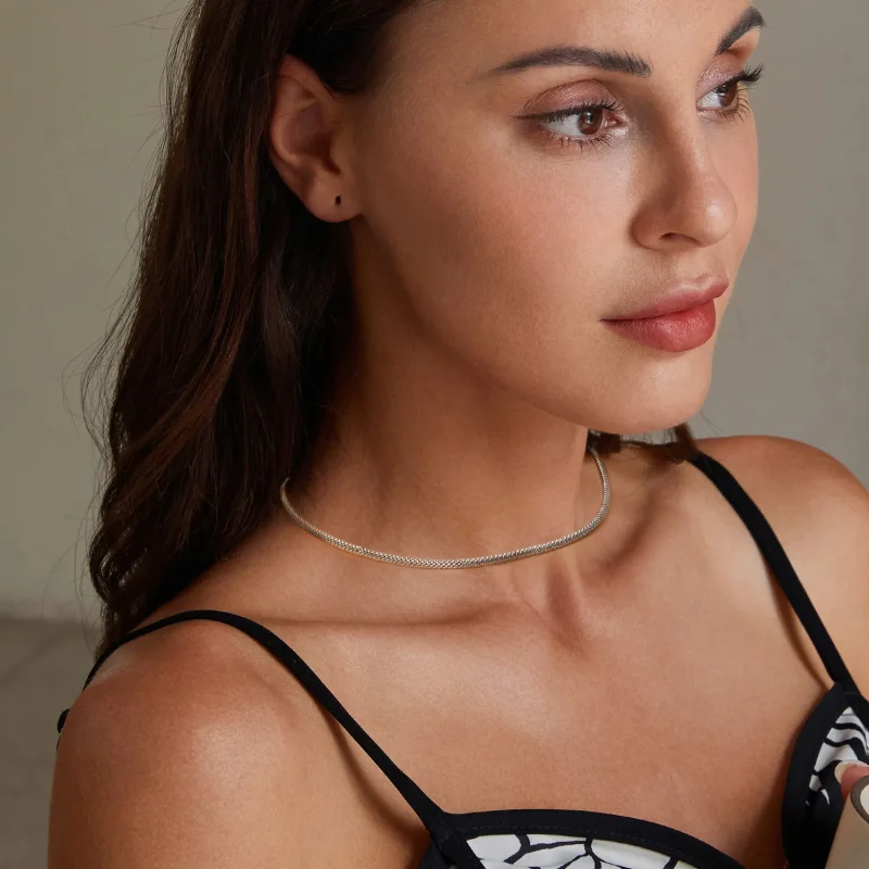 (image for) PANDORA Style Braided Necklace - BSA009 - View 5