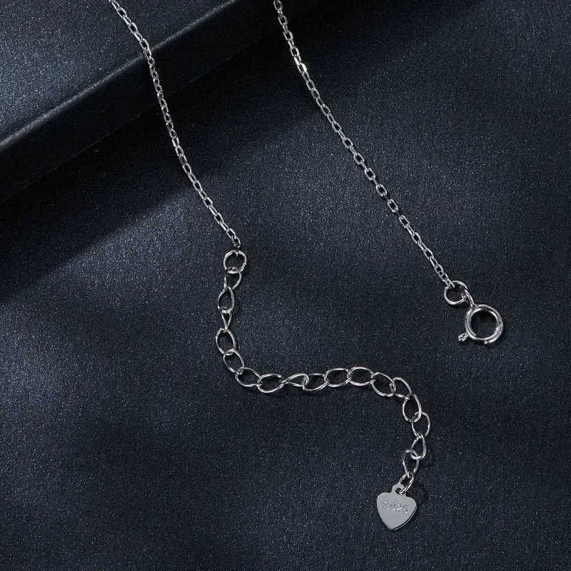 (image for) PANDORA Style Brilliant Beauty 1ct Moissanite Necklace (with one certificate) - - View 4