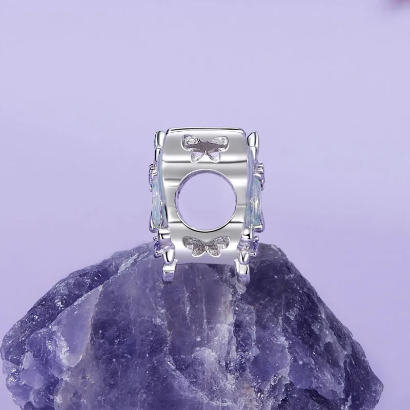 (image for) PANDORA Style Butterfly Iris charm - BSC1030 - View 3