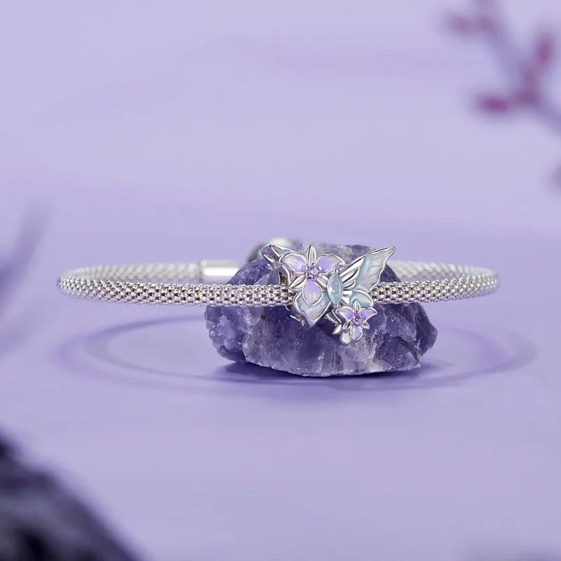 (image for) PANDORA Style Butterfly Iris charm - BSC1030 - View 5