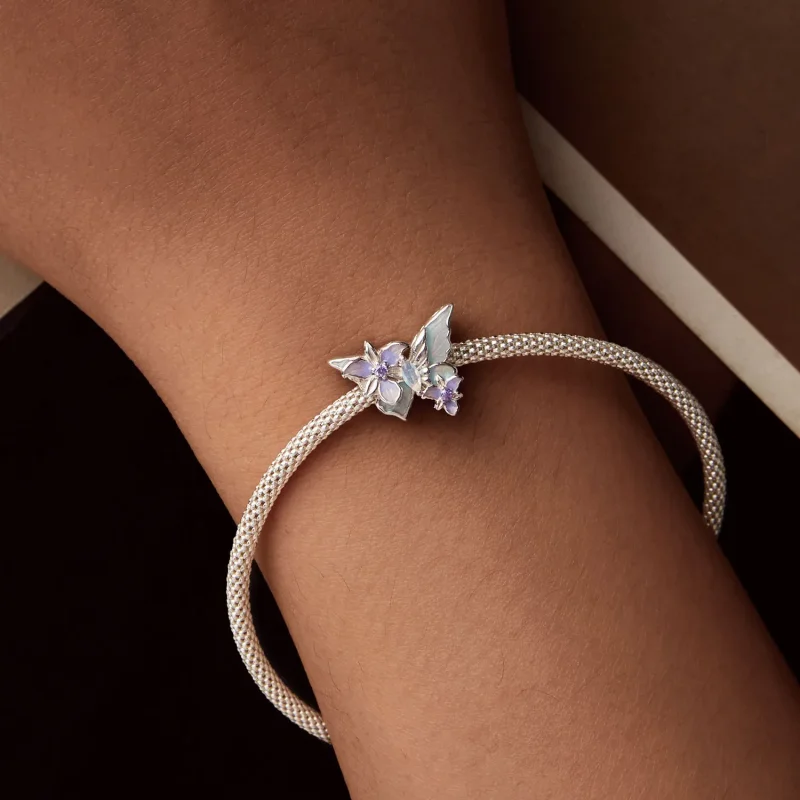 (image for) PANDORA Style Butterfly Iris charm - BSC1030 - View 7