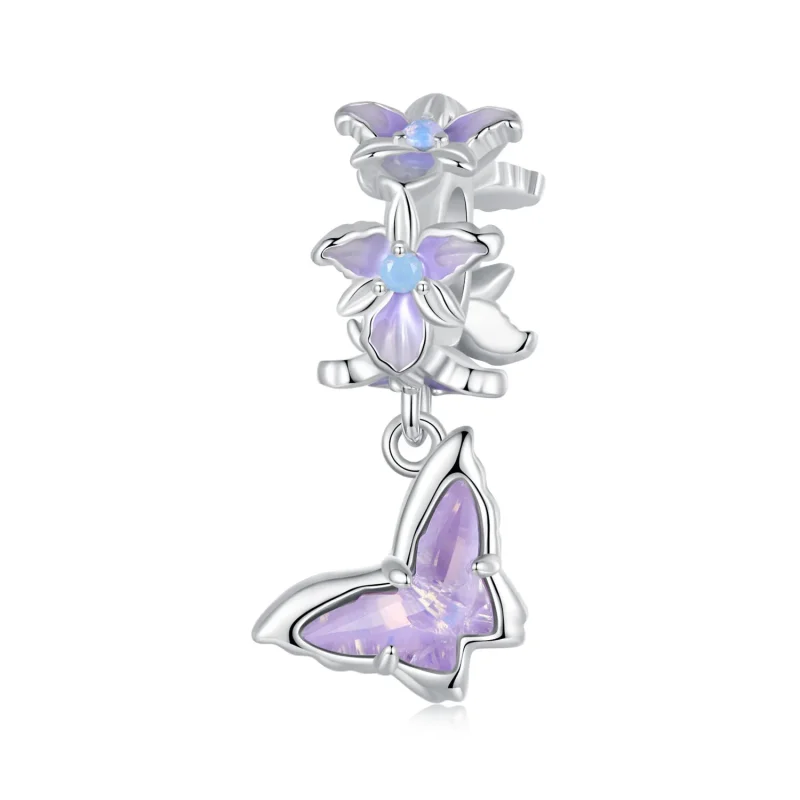 (image for) PANDORA Style Butterfly Iris Pendant - BSC1033 - Product Image