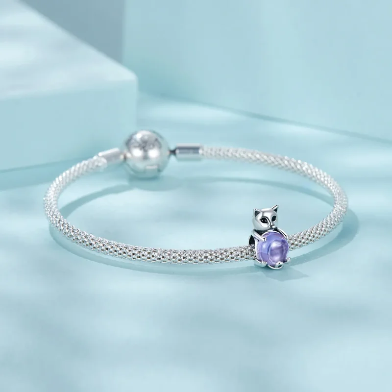 (image for) PANDORA Style Cat lucky stone charm - SCC2796 - View 5