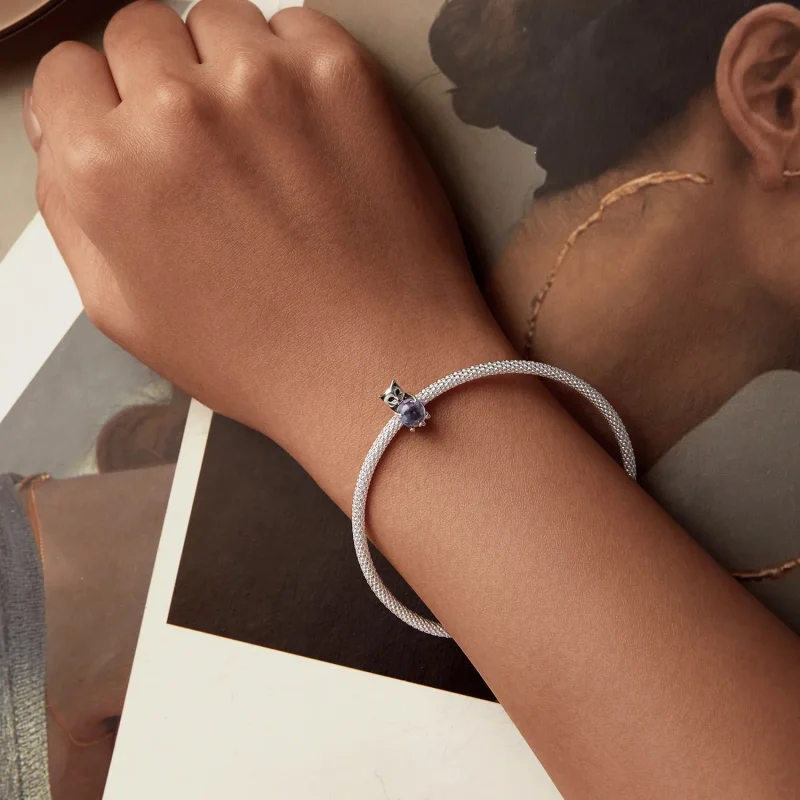 (image for) PANDORA Style Cat lucky stone charm - SCC2796 - View 6