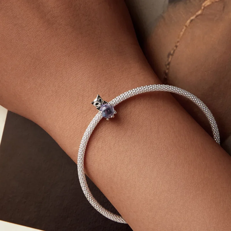 (image for) PANDORA Style Cat lucky stone charm - SCC2796 - View 7