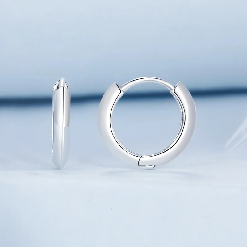 (image for) PANDORA Style Classic sterling silver earrings - BSE1016 - View 2