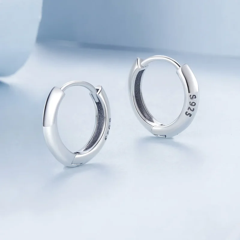 (image for) PANDORA Style Classic sterling silver earrings - BSE1016 - View 3