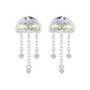 (image for) PANDORA Style Colorful jellyfish earrings - SCE1742