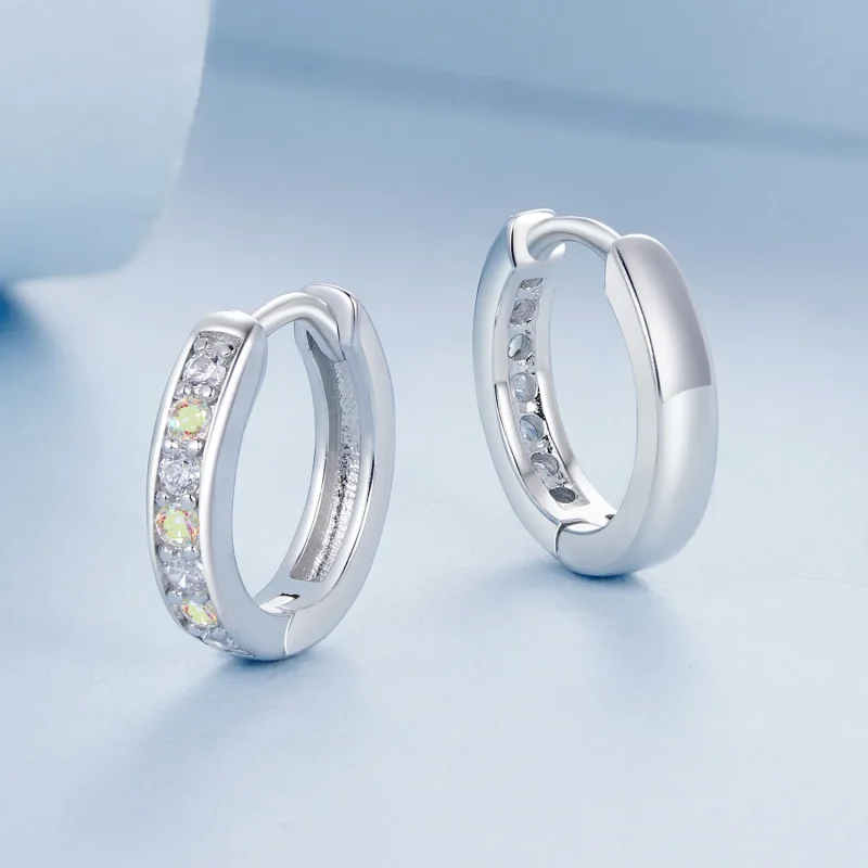 (image for) PANDORA Style Colorful zirconium earrings - BSE1033 - View 3