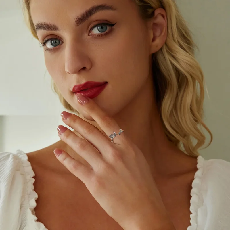 (image for) PANDORA Style Conch shell Open Ring - BSR554-E - View 7