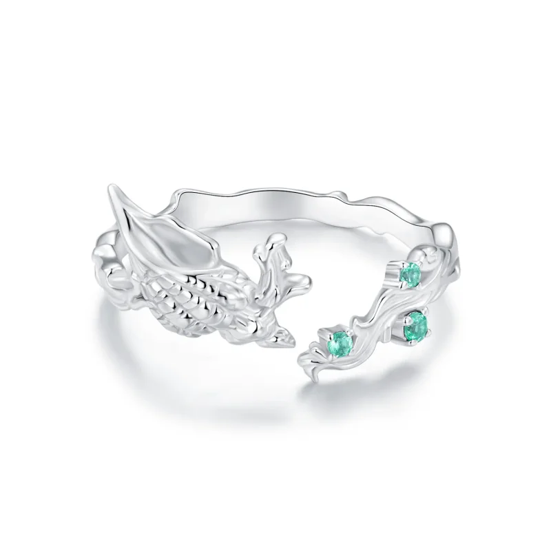 (image for) PANDORA Style Conch shell Open Ring - BSR554-E - Product Image