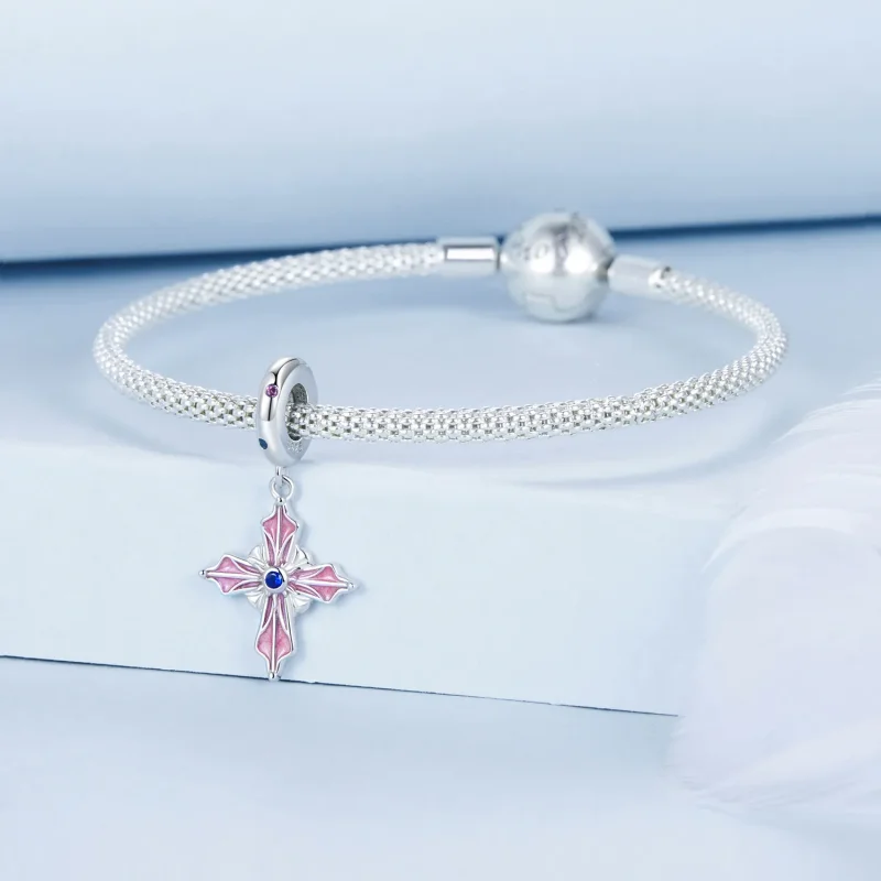 (image for) PANDORA Style Cross Pendant - BSC1023 - View 3