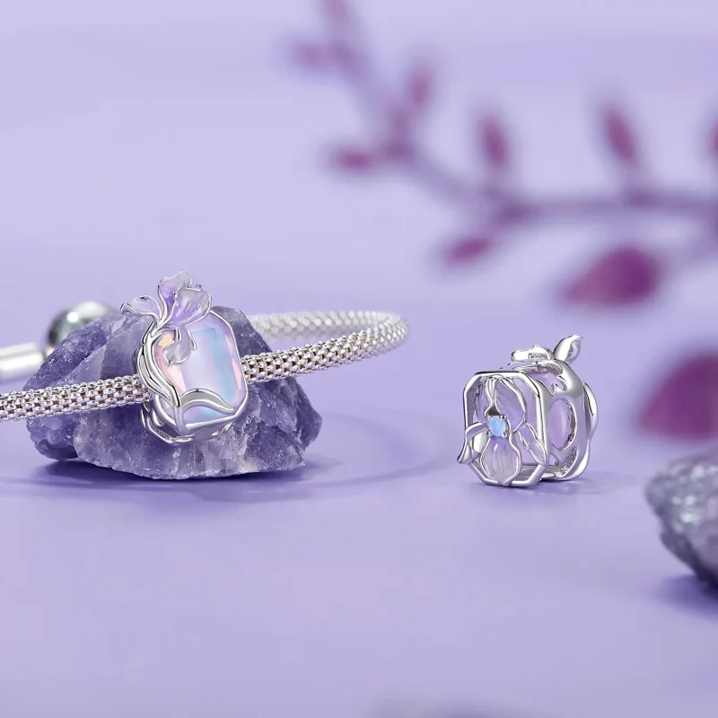 (image for) PANDORA Style Crystal Iris charm - BSC1032 - View 4