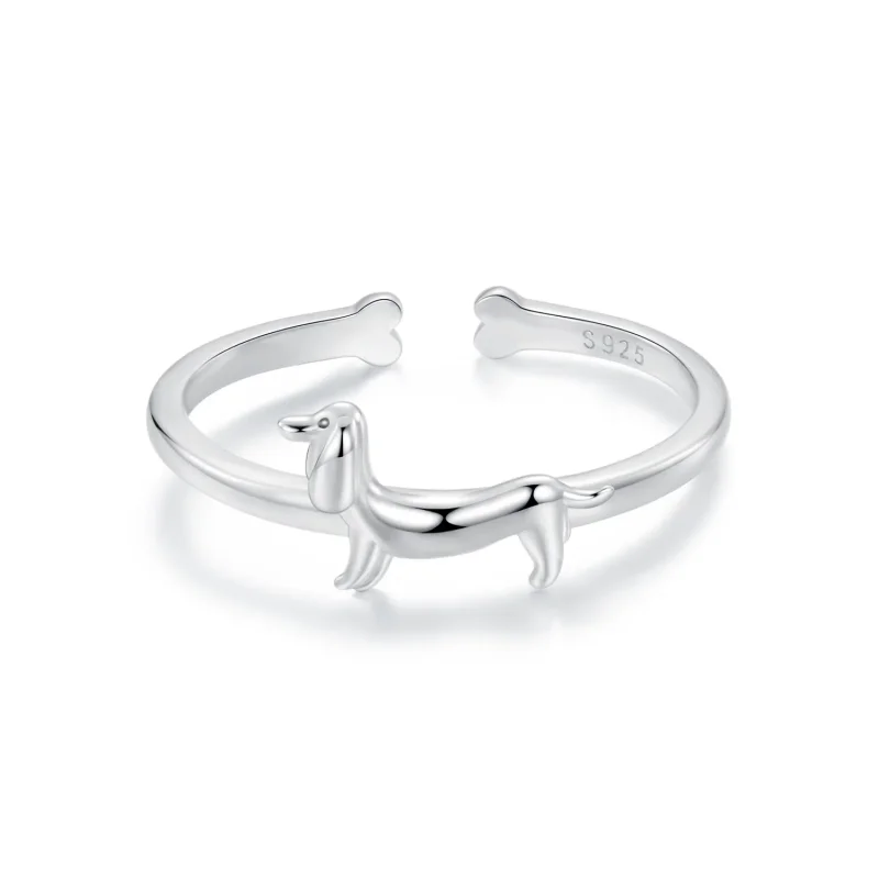 (image for) PANDORA Style Dachshund Ring - SCR1029-E - Product Image