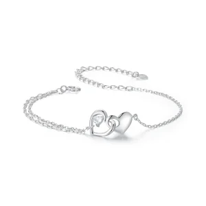 (image for) PANDORA Style Double Heart Bracelet - BSB178
