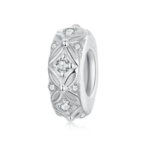 (image for) PANDORA Style Embossed pattern silicone spacer charm - BSC1011