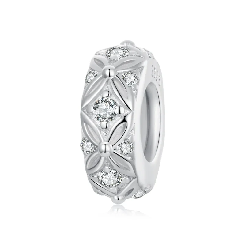 (image for) PANDORA Style Embossed pattern silicone spacer charm - BSC1011 - Product Image