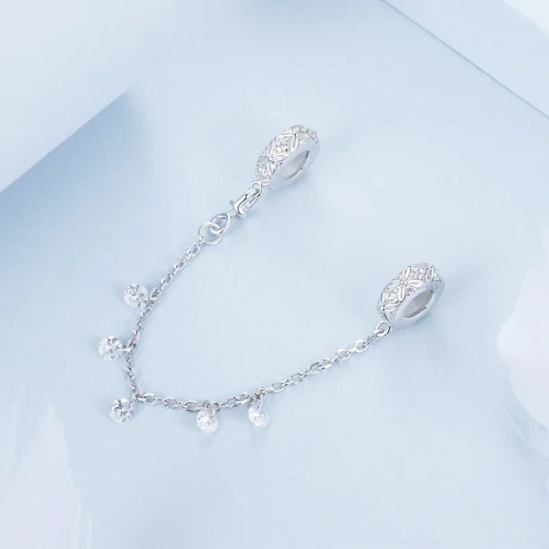 (image for) PANDORA Style Embossed silicone safety chain - BSC1012 - View 2