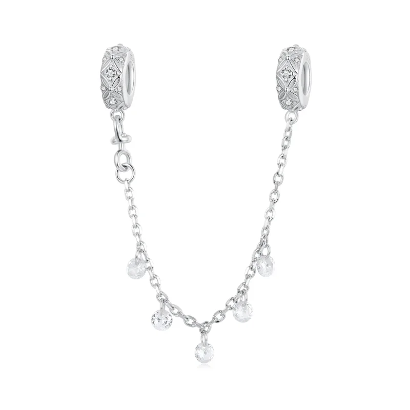 (image for) PANDORA Style Embossed silicone safety chain - BSC1012 - Product Image