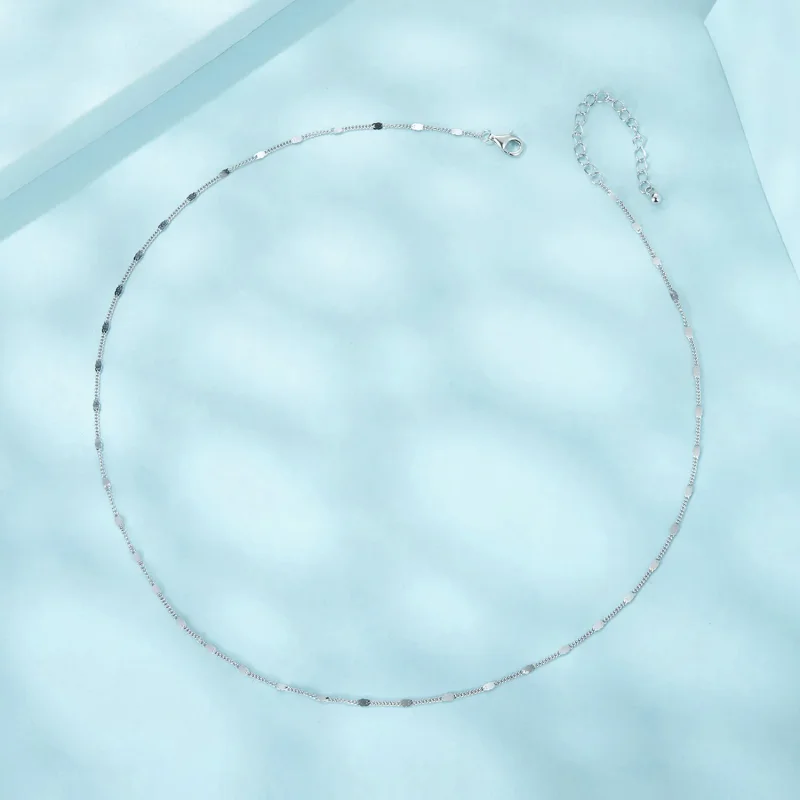 (image for) PANDORA Style Exquisite sparkling basic necklace - SCA030 - View 3