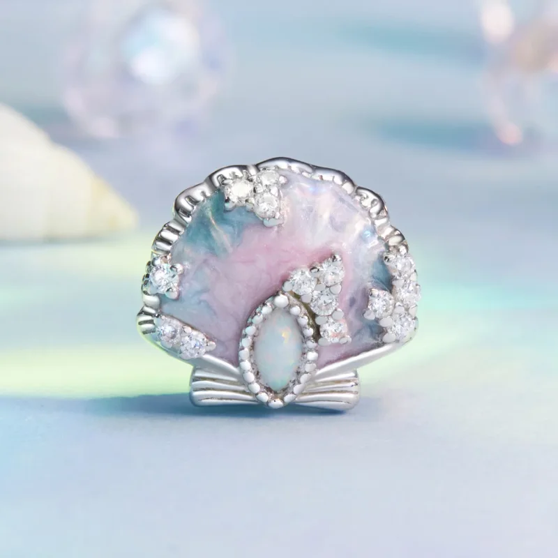 (image for) PANDORA Style Fantasy colorful shell charm - BSC1017 - View 2