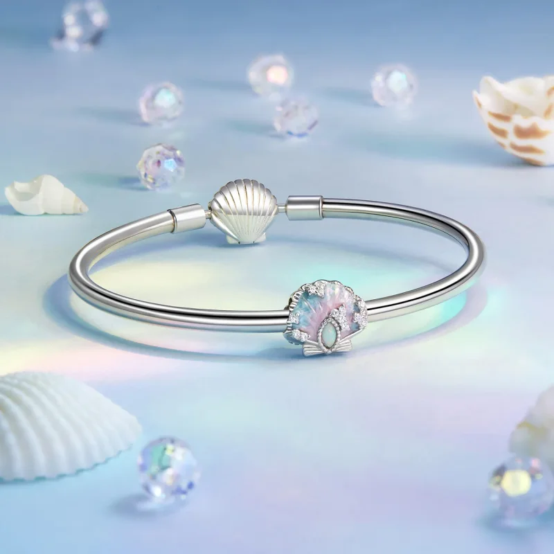 (image for) PANDORA Style Fantasy colorful shell charm - BSC1017 - View 5