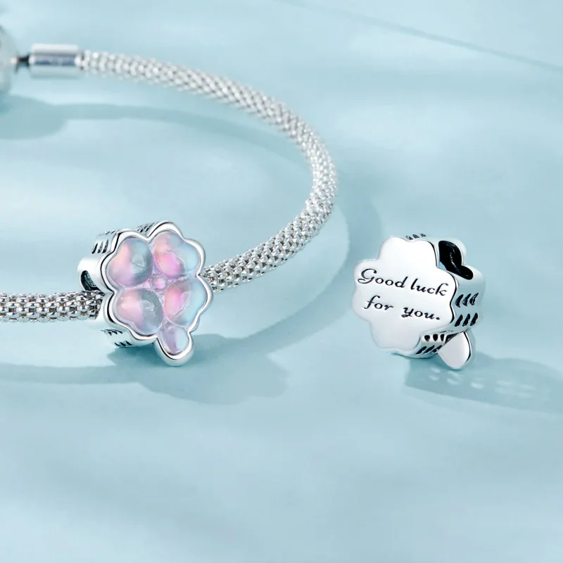 (image for) PANDORA Style Four Leaf Clover charm - SCC2780 - View 4